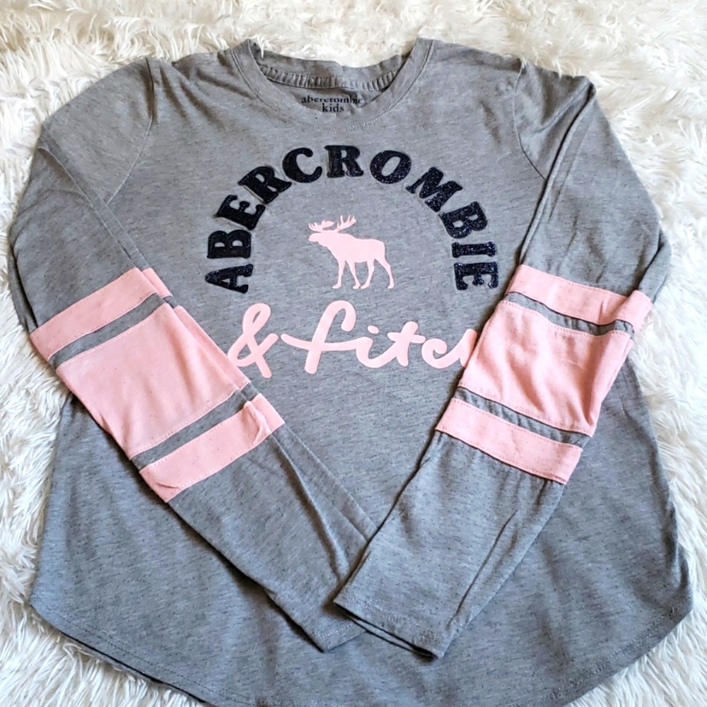 Abercrombie & fitch kids 10-12 grey shirt